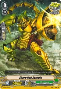 Sharp Nail Scorpio (V-EB01: The Destructive Roar) — Cardfight Vanguard Card Value