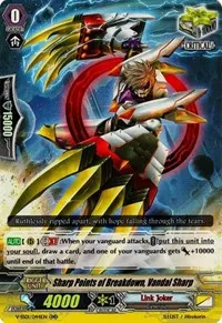 Sharp Points of Breakdown Vandal Sharp (V-SS01: Premium Collection 2019) — Cardfight Vanguard Card Value