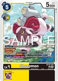Sheepmon (Beginning Observer) — Digimon Card Game Card Value