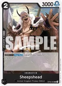 Sheepshead (Two Legends) — One Piece Card Game Card Value
