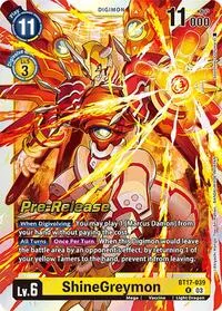 ShineGreymon (Secret Crisis Pre-Release Cards)