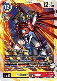 ShineGreymon (World Convergence Release Event Cards)