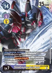 ShineGreymon Ruin Mode (Alternative Being Booster)