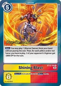 Shining Blast (Across Time Pre-Release Cards) — Digimon Card Game Card Value