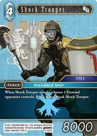 Shock Trooper (Opus VI) — Final Fantasy TCG Card Value