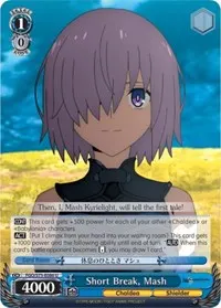 Short Break Mash (Fate/Grand Order Absolute Demonic Front: Babylonia)