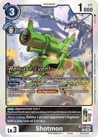 Shotmon (World Convergence Release Event Cards) — Digimon Card Game Card Value