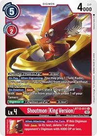 Shoutmon King Version (Across Time)