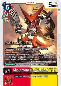 Shoutmon King Version (World Convergence Release Event Cards)