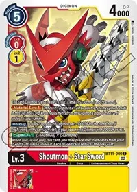 Shoutmon plus Star Sword (Dimensional Phase)