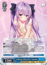 Sibling Affection Suzuka SR (Fujimi Fantasia Bunko) — Weiss Schwarz Card Value