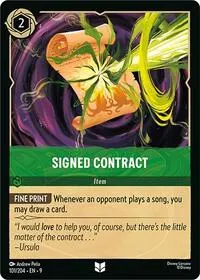 Signed Contract (Fabled)