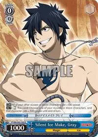 Silent Ice Make Gray (Fairy Tail ver.E)