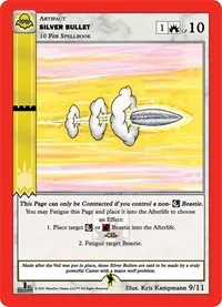 Silver Bullet (Nightfall: First Edition Tribal Theme Decks)