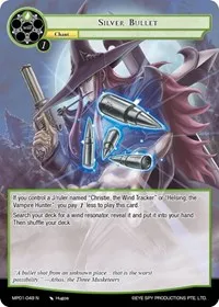 Silver Bullet (Masterpiece "Pilgrim-Memories") — Force of Will Card Value