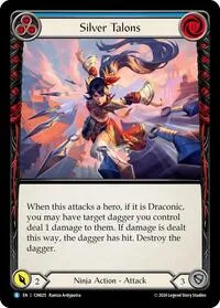 Silver Talons Blue (Blitz Deck: The Hunted - Cindra) — Flesh & Blood TCG Card Value