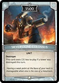 Silverstone Colossus (Revelations) — Argent Saga TCG Card Value