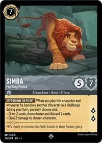 Simba Fighting Prince (Into the Inklands)