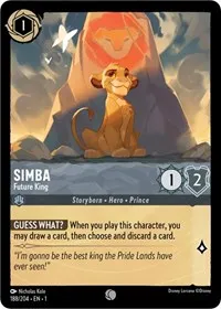Simba Future King (The First Chapter) — Lorcana TCG Card Value
