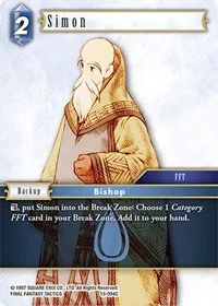 Simon (Opus XIII: Crystal Radiance) — Final Fantasy TCG Card Value