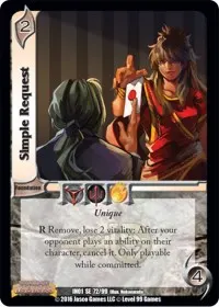 Simple Request (World of Indines)