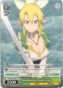Simultaneous Attack Leafa (Sword Art Online II Vol.2) — Weiss Schwarz Card Value