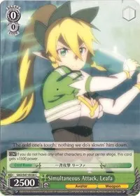 Simultaneous Attack Leafa (Sword Art Online Re: Edit)