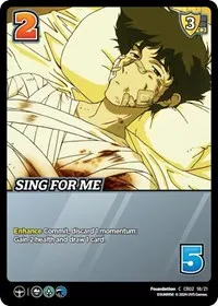 Sing For Me (Challenger Series: Cowboy Bebop and Trigun Stampede)
