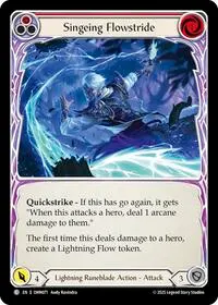Singeing Flowstride Red (Omens of the Third Age)