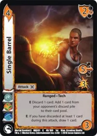 Single Barrel (Mortal Kombat X) — UniVersus Card Value