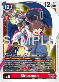 Siriusmon (Advanced Booster Digimon Generation) — Digimon Card Game Card Value