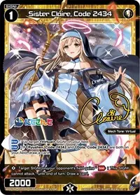Sister Claire Code 2434 Parallel Foil (Interlude Diva)