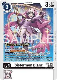 Sistermon Blanc (Hackers' Slumber Release Event Cards)
