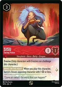 Sisu Daring Visitor (Disney Lorcana Promo Cards)