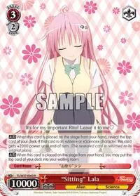 Sitting Lala (To Loveru Darkness 2nd)