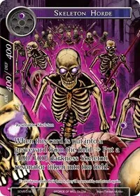 Skeleton Horde (Valhalla Cluster Starter Deck) — Force of Will Card Value