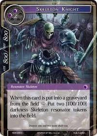 Skeleton Knight (New Dawn Rises) — Force of Will Card Value