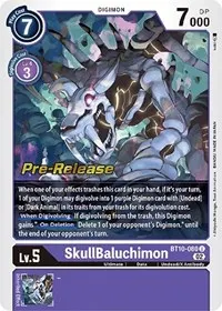SkullBaluchimon (Xros Encounter Pre-Release Cards)