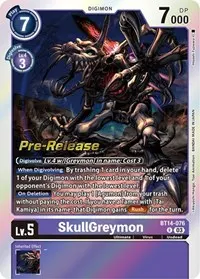 SkullGreymon (Blast Ace Pre-Release Cards)