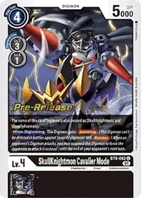 SkullKnightmon Cavalier Mode (New Awakening Pre-Release Cards)