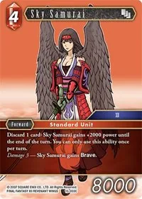 Sky Samurai (Crystal Dominion) — Final Fantasy TCG Card Value