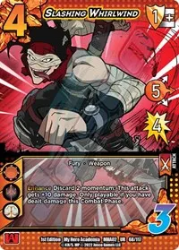 Slashing Whirlwind (UniVersus: My Hero Academia: Crimson Rampage)