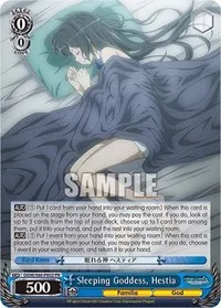 Sleeping Goddess Hestia (Is it Wrong to Try to Pick Up Girls in a Dungeon?)