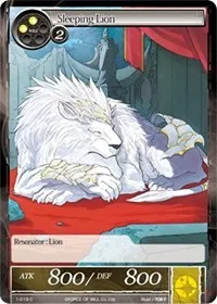 Sleeping Lion (Starter Deck: Knights of the Round Table) — Force of Will Card Value