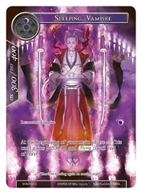 Sleeping Vampire Full Art (Winds of the Ominous Moon)