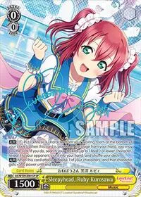 Sleepyhead Ruby Kurosawa SP (Love Live! School idol festival 2 MIRACLE LIVE!) — Weiss Schwarz Card Value
