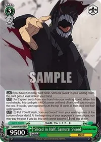 Sliced in Half Samurai Sword (Chainsaw Man) — Weiss Schwarz Card Value