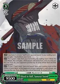 Sliced in Half Samurai Sword SR (Chainsaw Man)