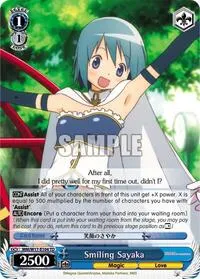 Smiling Sayaka (Puella Magi Madoka Magica)