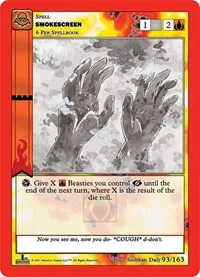 Smokescreen (Nightfall: First Edition) — MetaZoo Card Value
